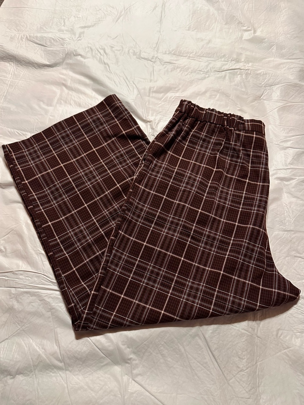 ASOS Design Curve Wide Leg Ankle Length Elastic Waist size 18